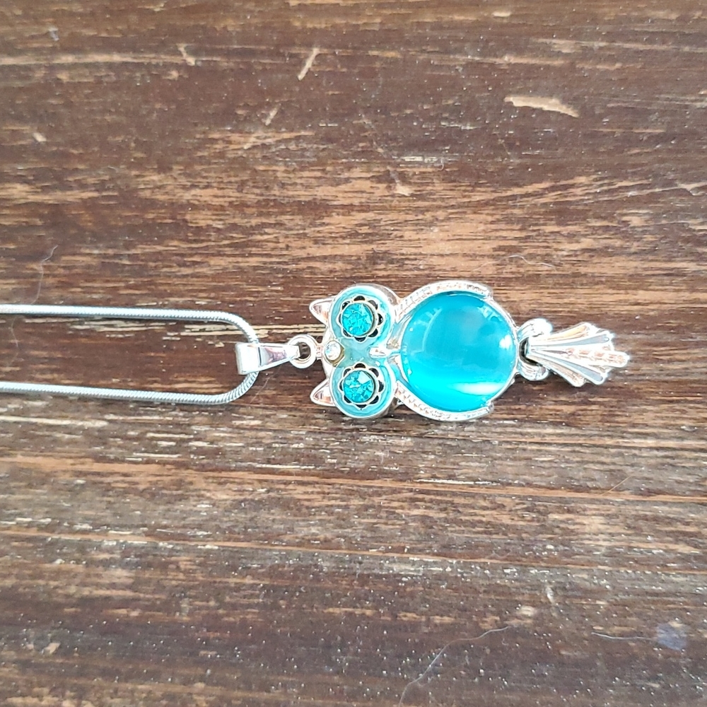 5/$15 Blue Owl Necklace 🦉